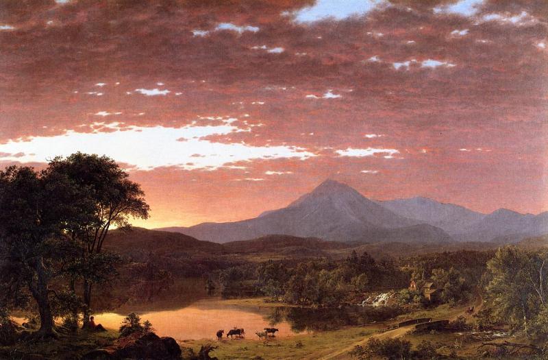 Frederic Edwin Church Mount Ktaadn oil painting image
